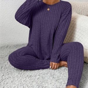 Long sleeve trousers pajama set